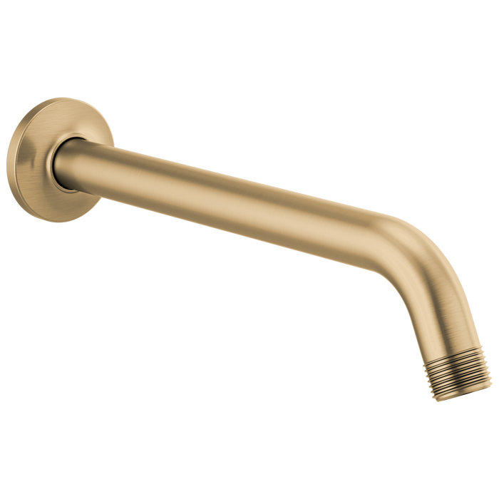 Brizo Kintsu 83806 10” Shower Arm and Flange, luxe gold