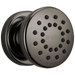 Brizo Essential Shower 84110 Touch-Clean Round Body Spray, brilliance black onyx
