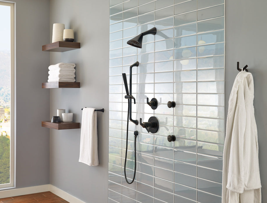 Brizo Essential Shower 84110 Touch-Clean Round Body Spray, matte black - view 2
