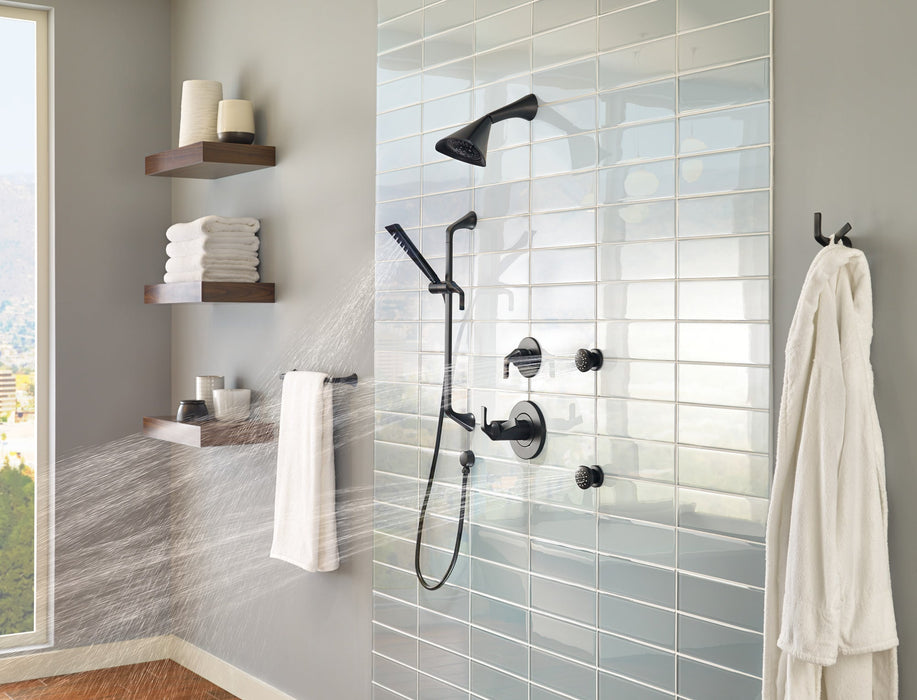 Brizo Essential Shower 84110 Touch-Clean Round Body Spray, matte black - view 3