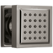 Brizo Essential Shower 84121 Touch-Clean Square Body Spray, brilliance black onyx