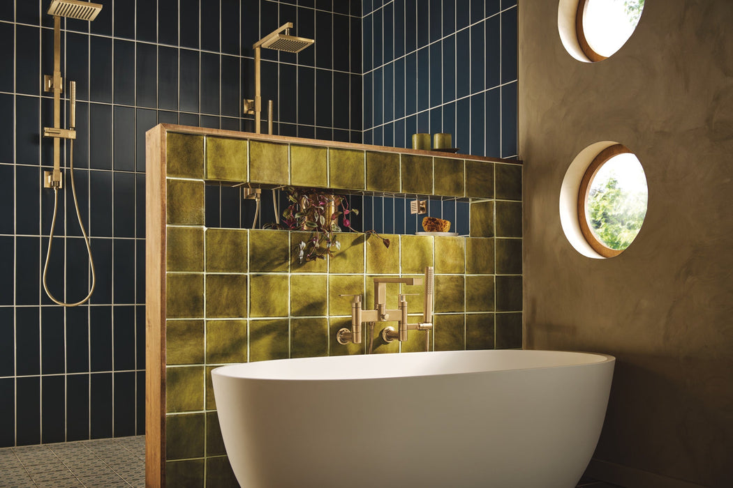 Brizo Essential Shower 84121 Touch-Clean Square Body Spray, luxe gold - view 3