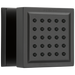 Brizo Essential Shower 84121 Touch-Clean Square Body Spray, matte black