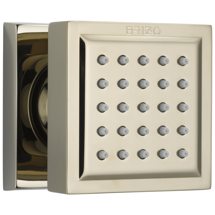 Brizo Essential Shower 84121 Touch-Clean Square Body Spray, polished nickel