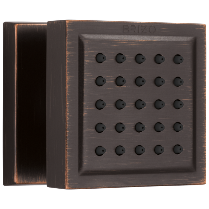 Brizo Essential Shower 84121 Touch-Clean Square Body Spray, venetian bronze
