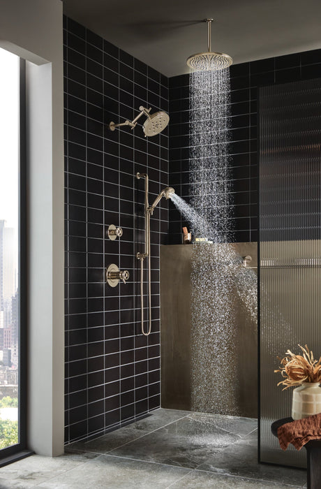 Brizo Litze 85735 Slide Bar Handshower with H2OKINETIC Technology, polished nickel - view 5