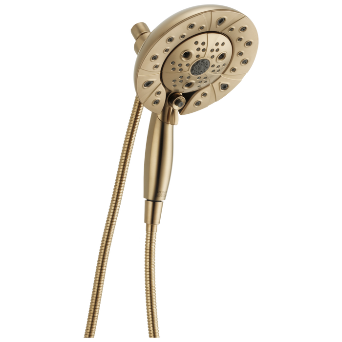 Brizo Essential Shower 86220 Classic Round H20Kinetic Multi-Function Hydrati 2|1 Shower, luxe gold