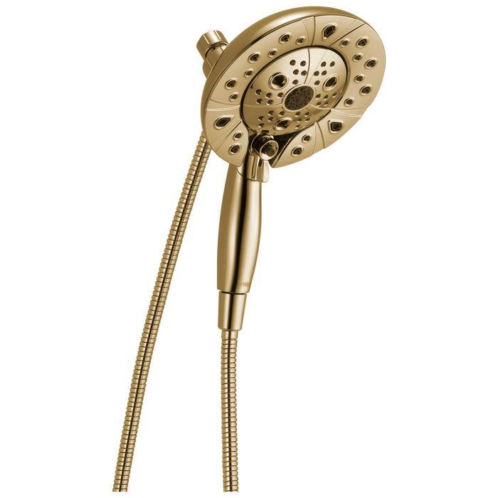 Brizo Essential Shower 86220 Classic Round H20Kinetic Multi-Function Hydrati 2|1 Shower, polished gold