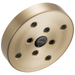 Brizo Essential Shower 87375 5" Linear Round H20Kinetic Single Function Wall Mount Showerhead, luxe gold