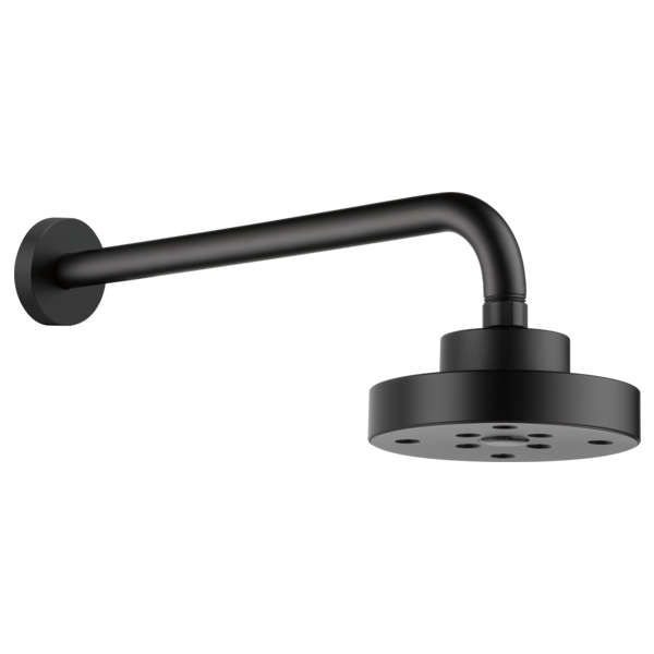 Brizo Essential Shower 87375 5" Linear Round H20Kinetic Single Function Wall Mount Showerhead, matte black - view 2