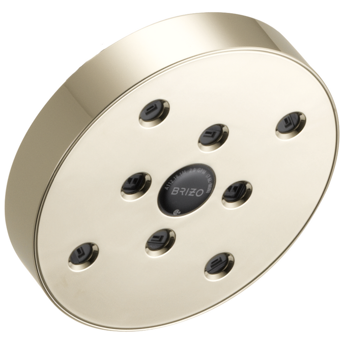 Brizo Essential Shower 87375 5" Linear Round H20Kinetic Single Function Wall Mount Showerhead