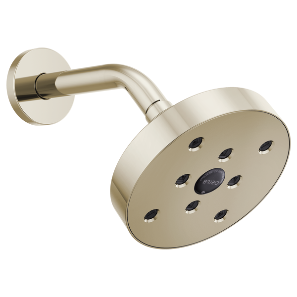 Brizo Essential Shower 87375 5" Linear Round H20Kinetic Single Function Wall Mount Showerhead