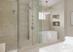 Brizo Essential Shower 87380 5” Linear Square H20Kinetic Single Function Wall Mount Showerhead, chrome - view 3