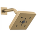 Brizo Essential Shower 87380 5” Linear Square H20Kinetic Single Function Wall Mount Showerhead, luxe gold - view 2