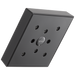 Brizo Essential Shower 87380 5” Linear Square H20Kinetic Single Function Wall Mount Showerhead, matte black