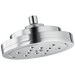 Brizo Litze 87435 8” H20Kinetic Round Multi-Function Wall Mount Showerhead, chrome