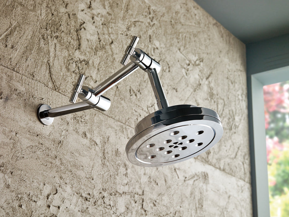 Brizo Litze 87435 8” H20Kinetic Round Multi-Function Wall Mount Showerhead, chrome - view 3