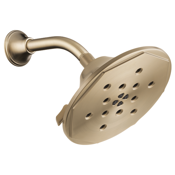 Brizo Rook 87461 4-Function Raincan Showerhead With H2OKinetic Technology, luxe gold - view 2