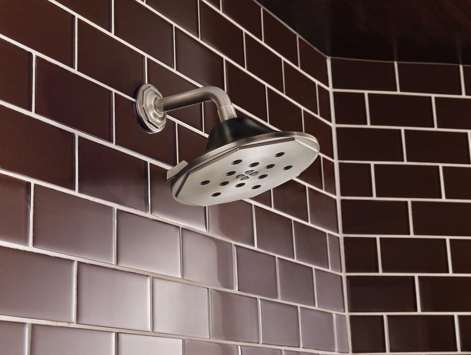 Brizo Rook 87461 4-Function Raincan Showerhead With H2OKinetic Technology, luxe nickel matte black - view 4