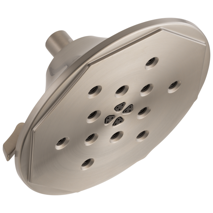 Brizo Rook 87461 4-Function Raincan Showerhead With H2OKinetic Technology, luxe nickel