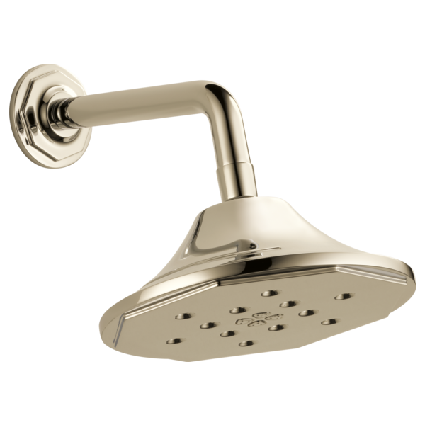 Brizo Rook 87461 4-Function Raincan Showerhead With H2OKinetic Technology, polished nickel - view 2