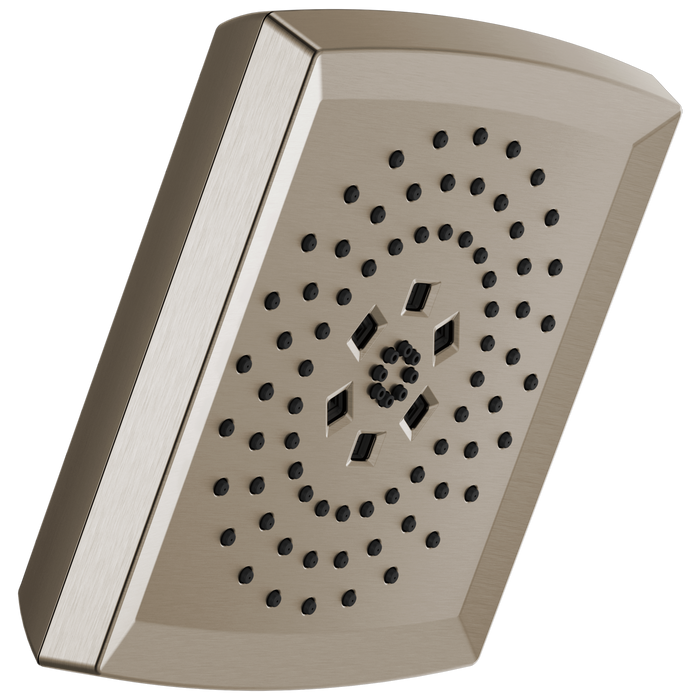Brizo Vettis 87488 H2OKINETIC Square Multi-Function Shower Head - 1.75 GPM, luxe nickel