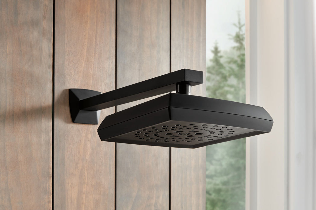 Brizo Vettis 87488 H2OKINETIC Square Multi-Function Shower Head - 1.75 GPM, matte black - view 4