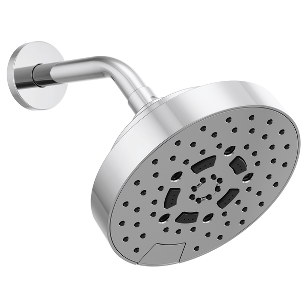 Brizo Essential Shower 87492 7" Linear Round H2Okinetic Multi-Function Wall Mount Shower Head - 2.5 GPM