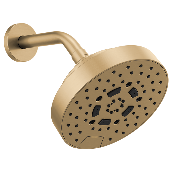 Brizo Essential Shower 87492 7" Linear Round H2Okinetic Multi-Function Wall Mount Shower Head - 2.5 GPM