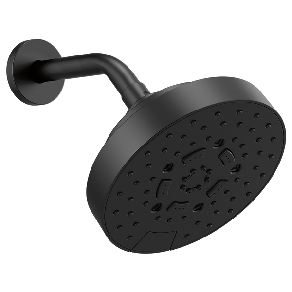 Brizo Essential Shower 87492 7" Linear Round H2Okinetic Multi-Function Wall Mount Shower Head - 2.5 GPM
