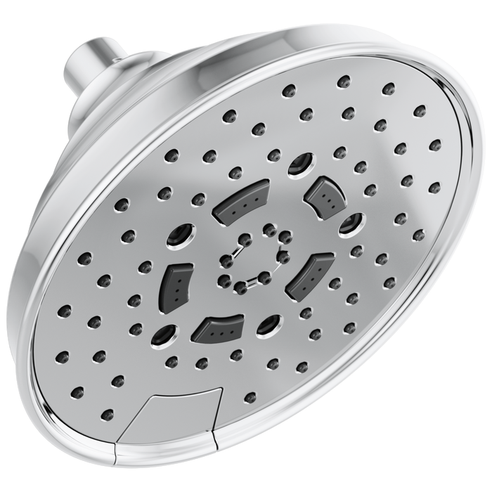 Brizo Essential Shower 87495 7" Classic Round H2Okinetic Multi-Function Wall Mount Shower Head - 2.5 GPM, chrome