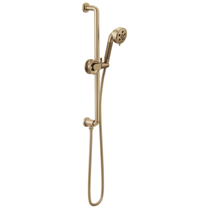 Brizo Litze 88735 Slide Bar Handshower with H20Kinetic Technology, luxe gold
