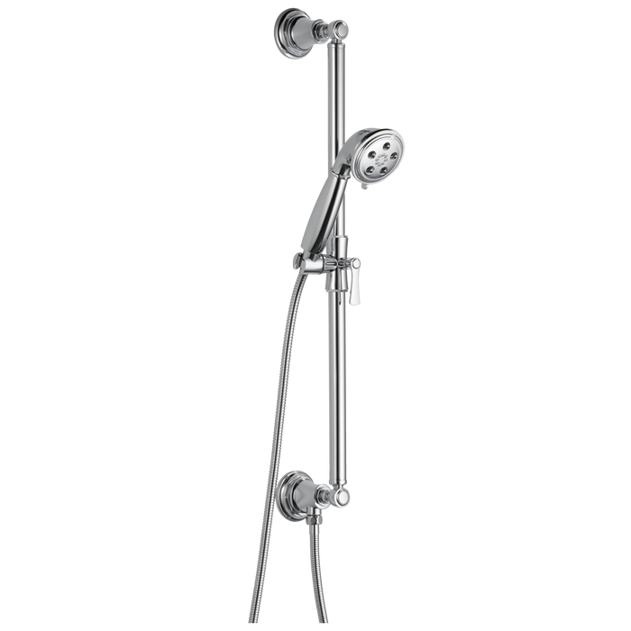 Brizo Essential Shower 88761 H2Okinetic Multi-function Slide Bar Handshower, chrome
