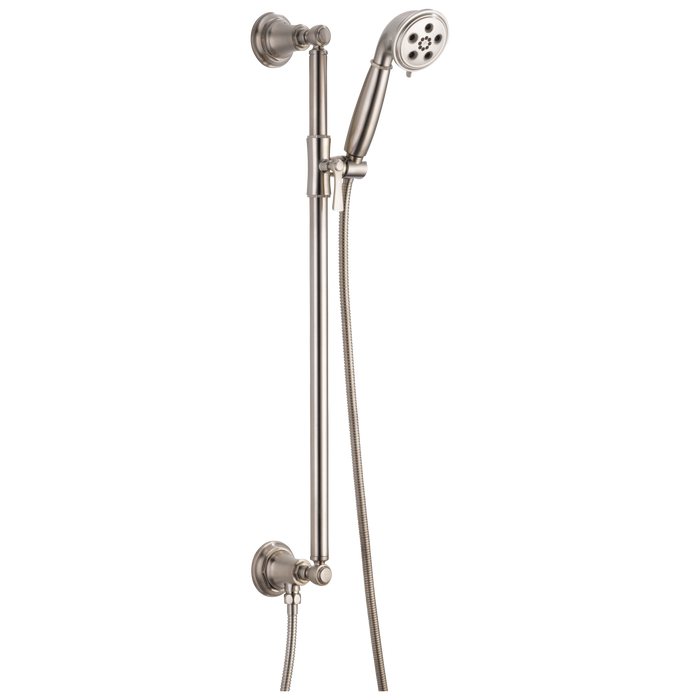 Brizo Essential Shower 88761 H2Okinetic Multi-function Slide Bar Handshower, luxe nickel