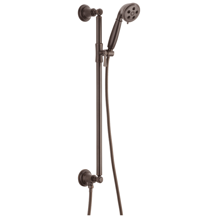 Brizo Essential Shower 88761 H2Okinetic Multi-function Slide Bar Handshower, venetian bronze