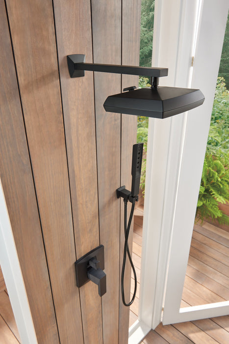 Brizo Vettis 88788 H2OKINETIC Multi-Function Slide Bar Handshower, matte black - view 3