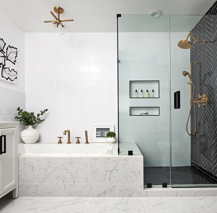 Brizo Litze 88835 Wall Mount Handshower with H2OKINETIC Technology, luxe gold - view 2