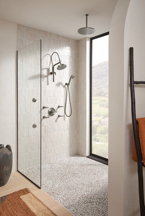 Brizo Litze 88835 Wall Mount Handshower with H2OKINETIC Technology, luxe steel - view 4