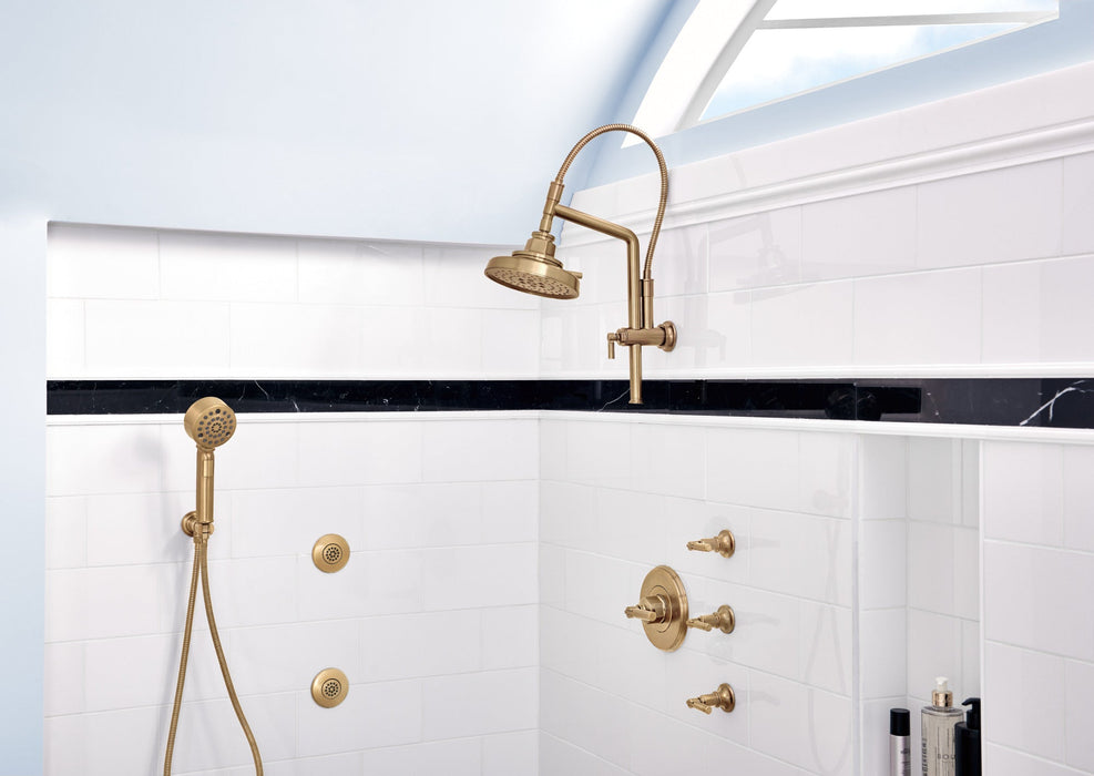 Brizo Invari 88876 H2OKINETIC Multi-Function Wall Mount Handshower, luxe gold - view 4