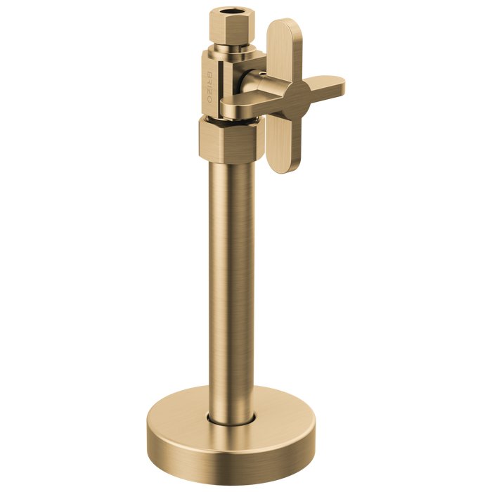 Brizo Odin BT021204 Straight Supply Stop Valve with Cross Handle