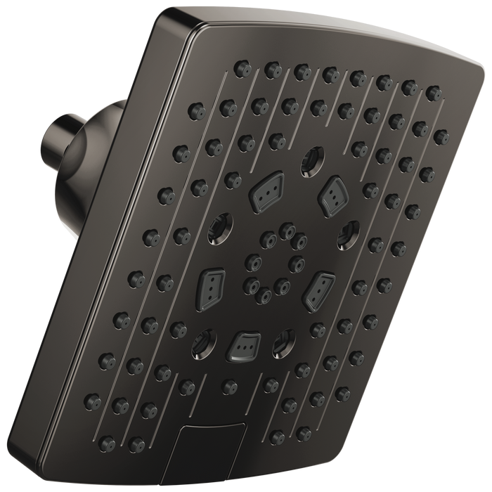 Brizo Essential Shower 87406 7” Linear Square H2Okinetic Multi-Function Wall Mount Shower Head - 2.5 GPM