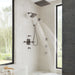 Brizo Essential Shower 87406 7” Linear Square H2Okinetic Multi-Function Wall Mount Shower Head - 2.5 GPM, brilliance...