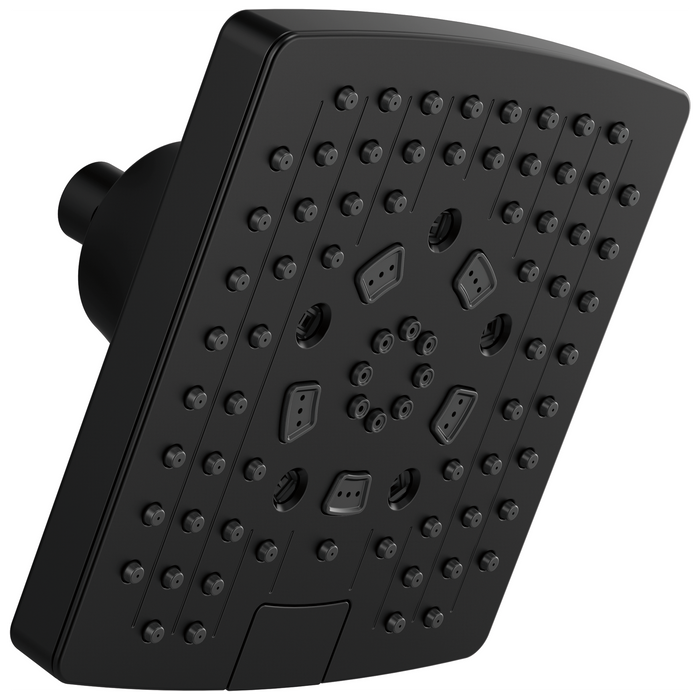 Brizo Essential Shower 87406 7” Linear Square H2Okinetic Multi-Function Wall Mount Shower Head - 2.5 GPM