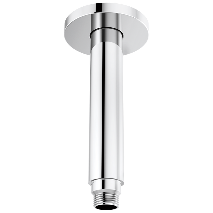 Brizo Kintsu 83992 6" Dual Waterway Ceiling Mount Shower Arm and Flange, chrome