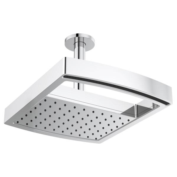 Brizo Kintsu 83992 6" Dual Waterway Ceiling Mount Shower Arm and Flange, chrome - view 2