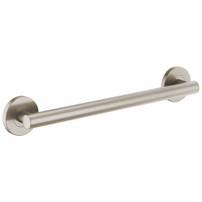 Brizo 69475 18" Linear Round Grab Bar, luxe nickel