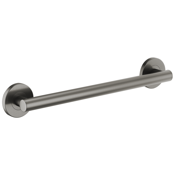 Brizo 69475 18" Linear Round Grab Bar, luxe steel