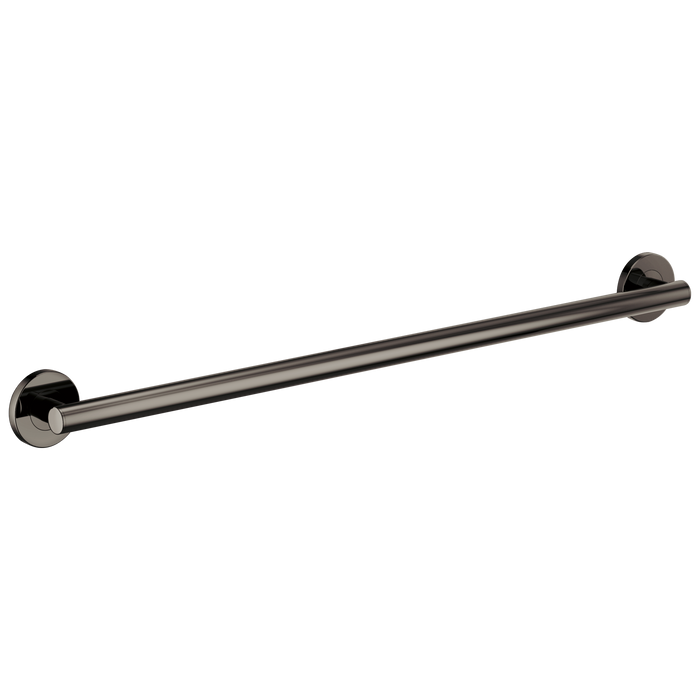 Brizo 693675 36" Linear Round Grab Bar, brilliance black onyx