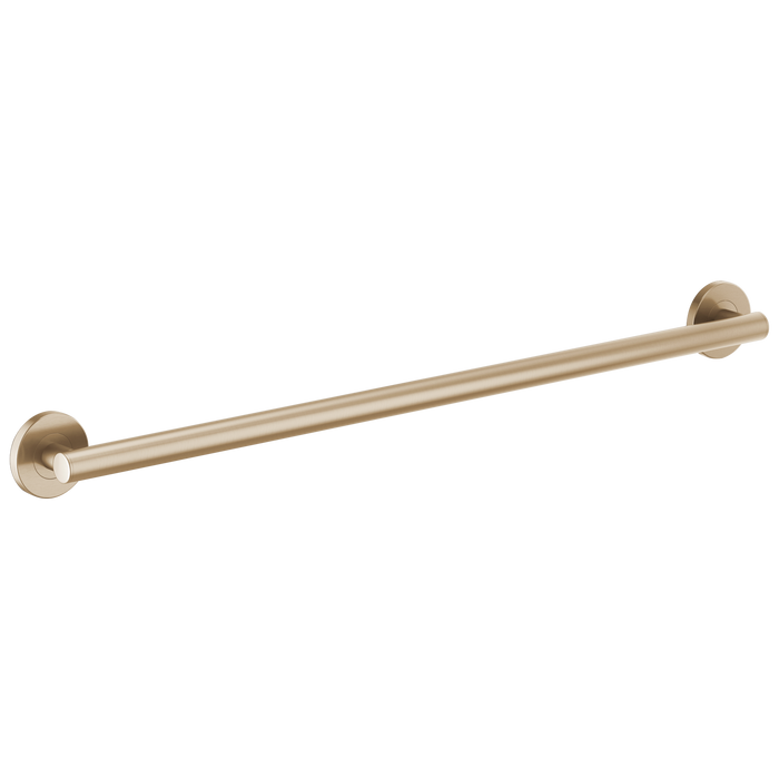Brizo 693675 36" Linear Round Grab Bar, luxe gold