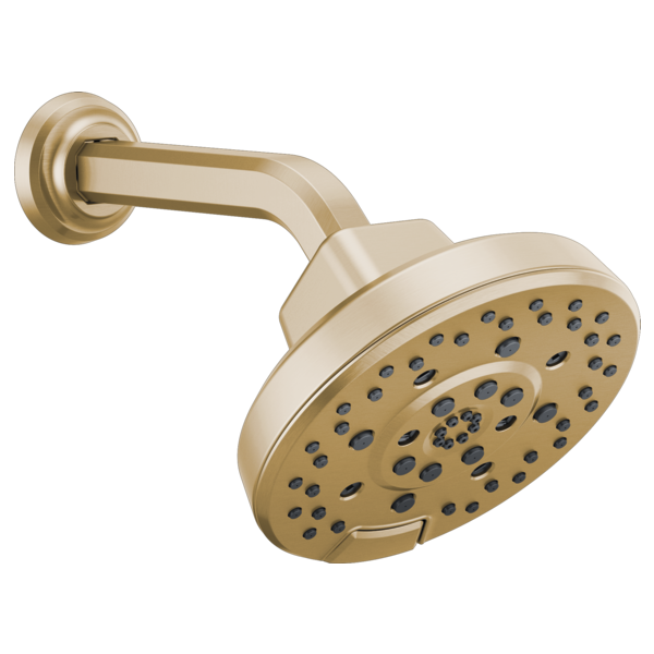 Brizo Levoir 87498 H2OKINETIC Round Multi-Function Showerhead, luxe gold - view 2